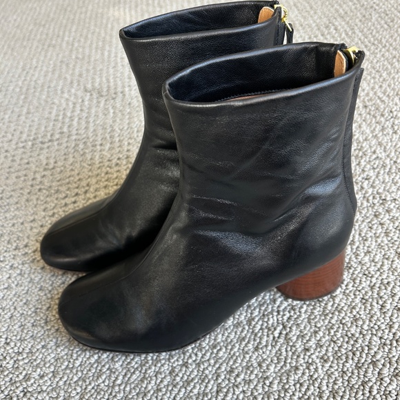 Mansur Gavriel Glove Bootie Boot Black Leather 7.5 - Picture 4 of 10